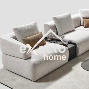 EHS-005 Beige Haven L-Shape Sofa - Image 2